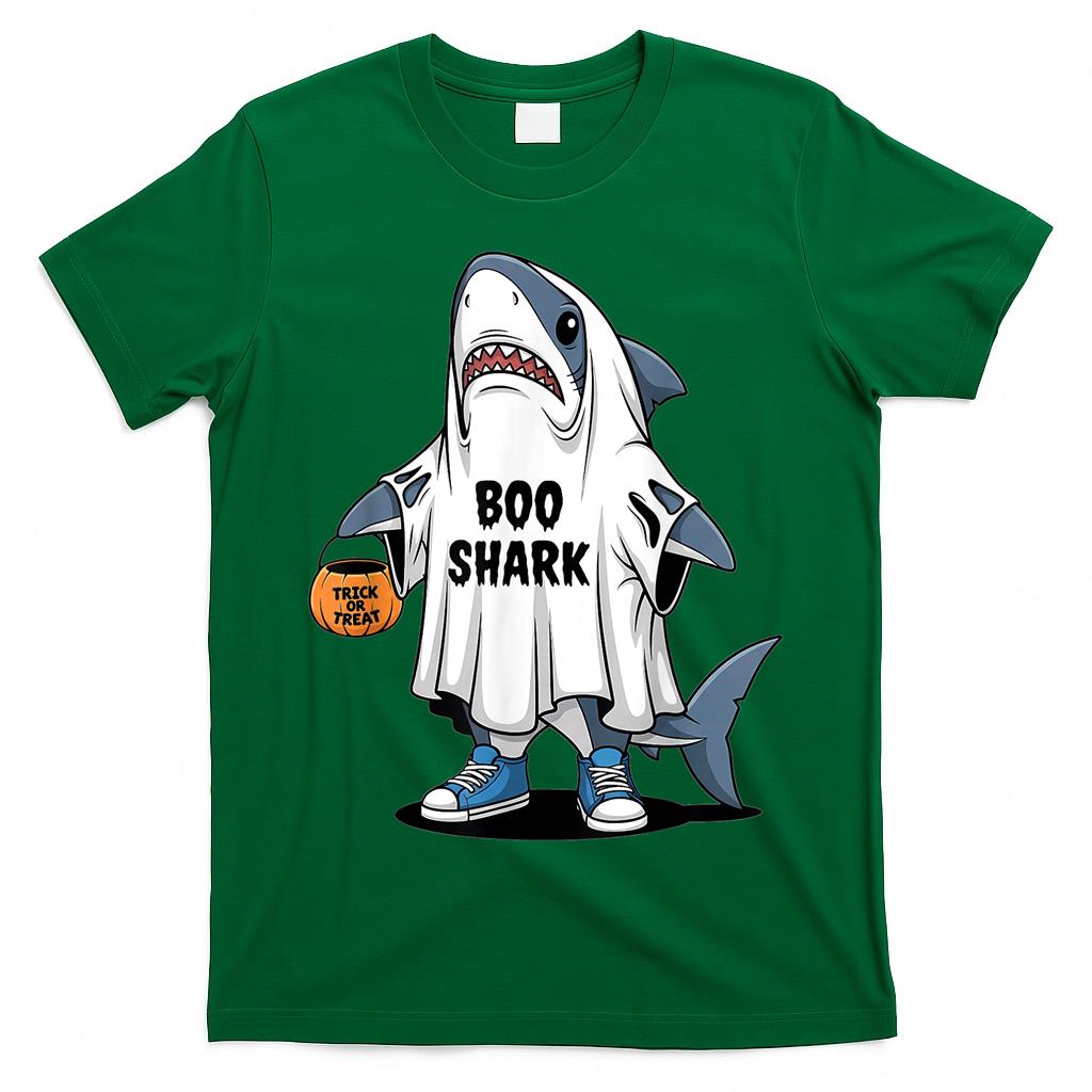 Boo Shark Italian brainrot Halloween Costume Trick or Treat T-Shirt