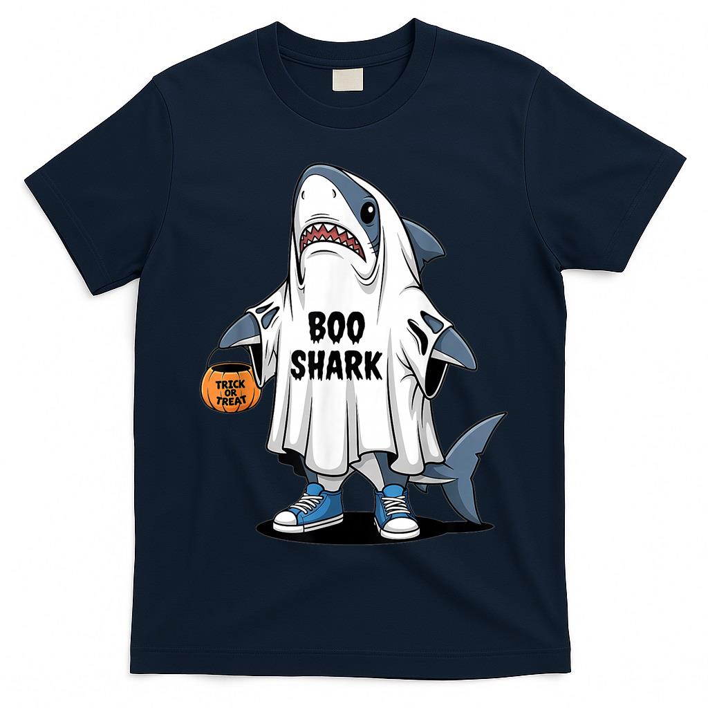 Boo Shark Italian brainrot Halloween Costume Trick or Treat T-Shirt