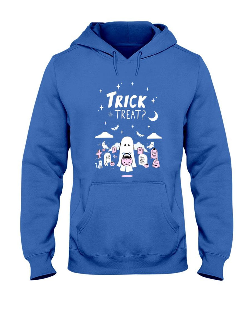 Trick or Treat  Cute Ghosts in a Graveyard Classic T-Shirt