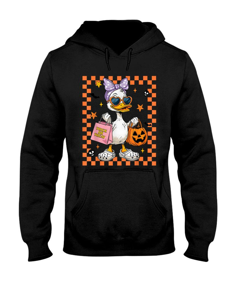 Silly Goose Coquette Bow Trick Or Treat Girl Women Halloween T-Shirt