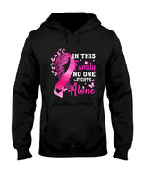 In This Family No One Fight Alone Breast Cancer Awareness T-Shirt