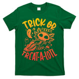 Trick or Treat A Lotl Skeleton Axolotl Halloween Costume T-Shirt