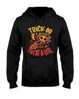 Trick or Treat A Lotl Skeleton Axolotl Halloween Costume T-Shirt
