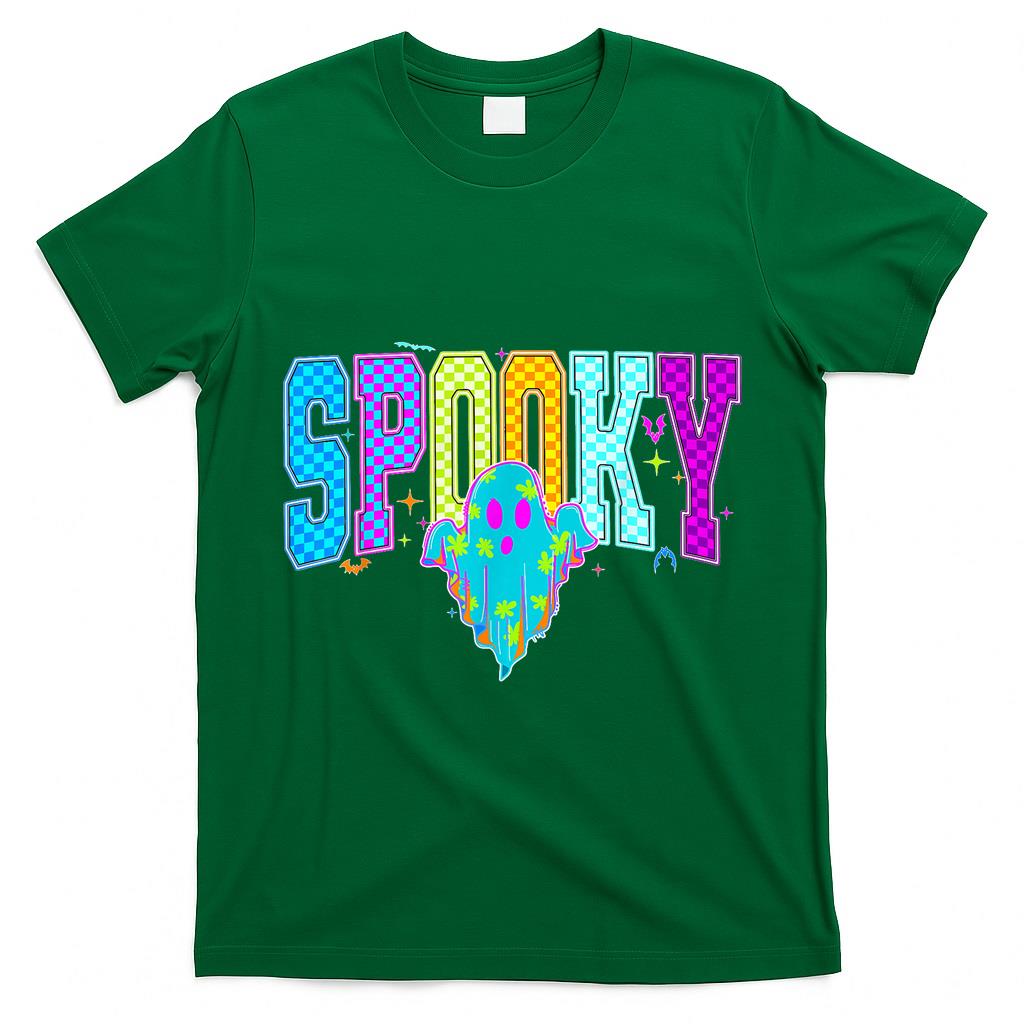 Spooky Season Happy Halloween Funny Ghost Trick Or Treat T-Shirt