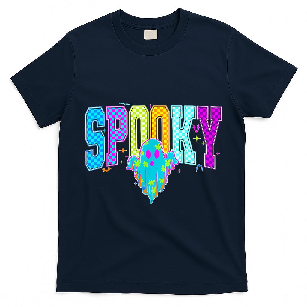 Spooky Season Happy Halloween Funny Ghost Trick Or Treat T-Shirt