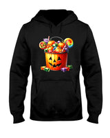 HALLOWEEN PUMPKIN BUCKET WITH CANDYS Oversized T-Shirt