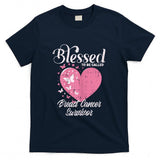 Blessed Breast Cancer Survivor Awareness Christian Women T-Shirt