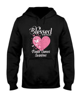 Blessed Breast Cancer Survivor Awareness Christian Women T-Shirt