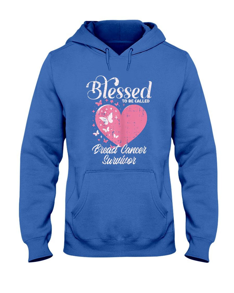 Blessed Breast Cancer Survivor Awareness Christian Women T-Shirt