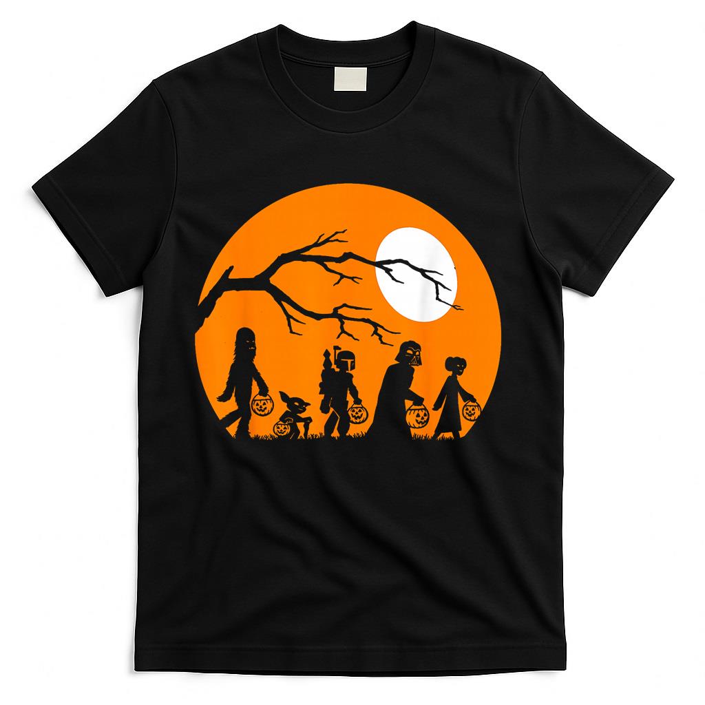 Star Wars Trick Or Treat Halloween Silhouette T-Shirt