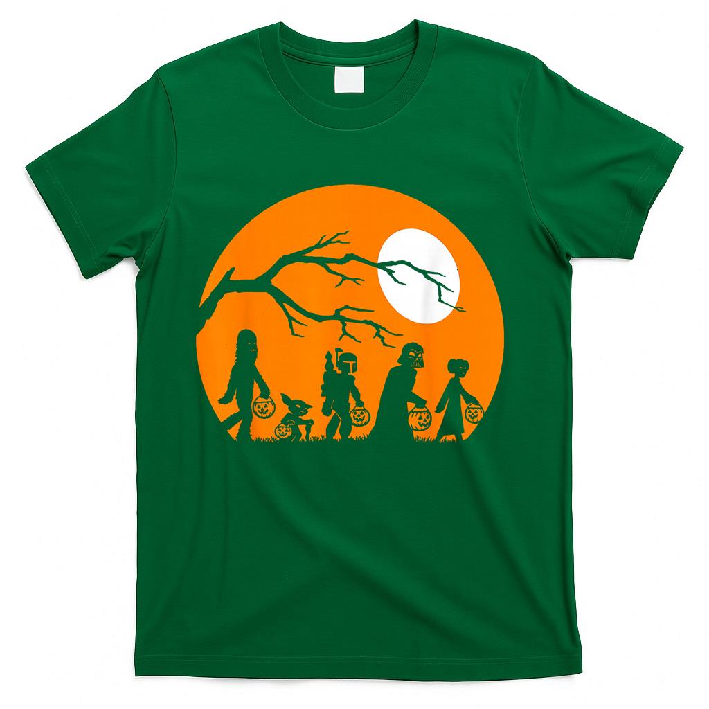 Star Wars Trick Or Treat Halloween Silhouette T-Shirt