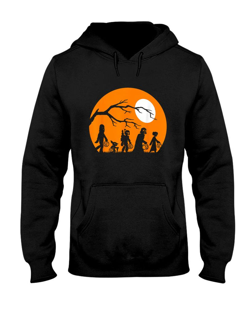 Star Wars Trick Or Treat Halloween Silhouette T-Shirt