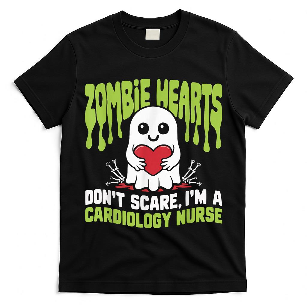 Cardiology Nurse Halloween Spooky Nursing Trick Or Treat  Style 1 T-Shirt