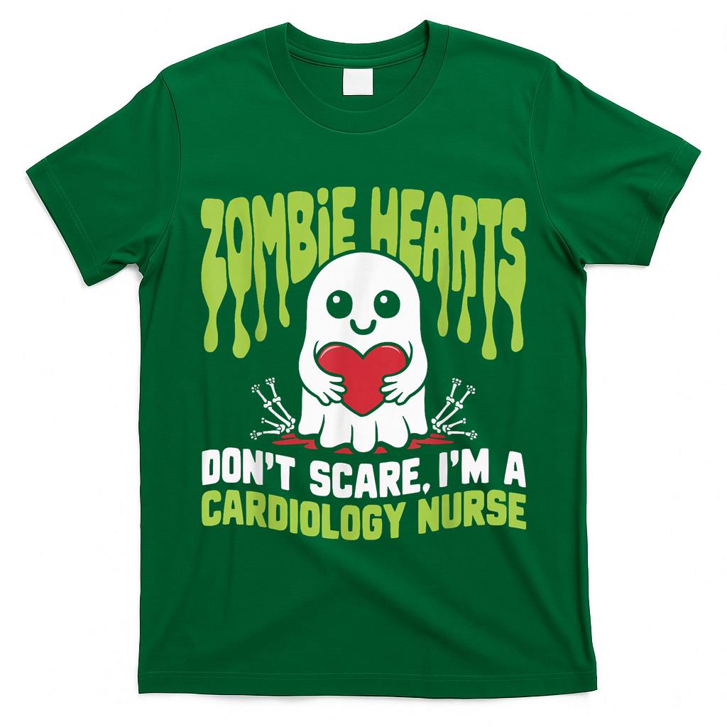 Cardiology Nurse Halloween Spooky Nursing Trick Or Treat  Style 1 T-Shirt
