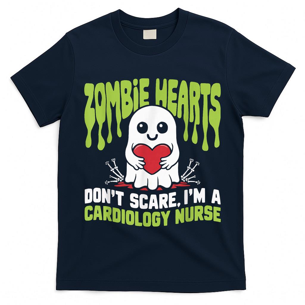Cardiology Nurse Halloween Spooky Nursing Trick Or Treat  Style 1 T-Shirt