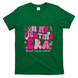 In My Fighting Era Breast Cancer Awareness Warrior Groovy T-Shirt