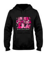 In My Fighting Era Breast Cancer Awareness Warrior Groovy T-Shirt