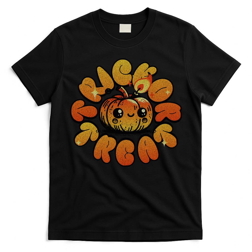 Cute Pumpkin Trick Or Treat Funny Halloween Classic T-Shirt