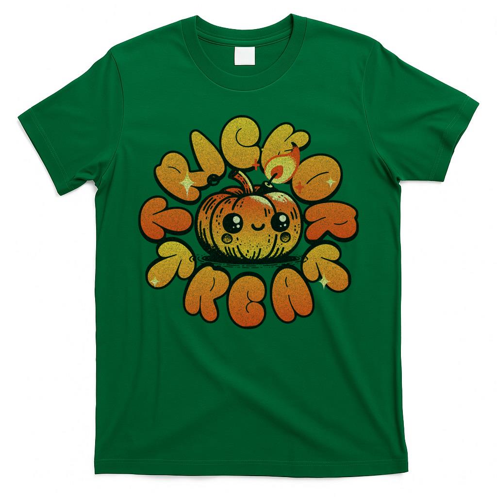Cute Pumpkin Trick Or Treat Funny Halloween Classic T-Shirt