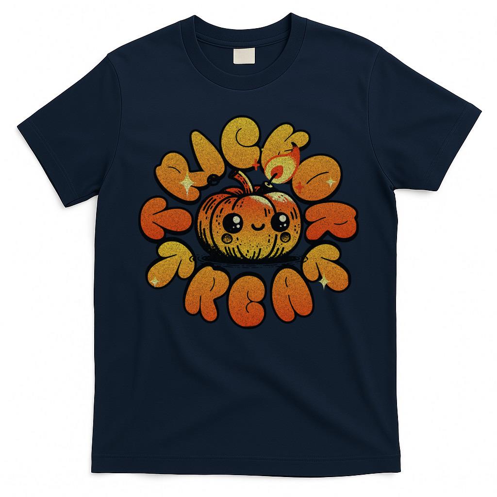 Cute Pumpkin Trick Or Treat Funny Halloween Classic T-Shirt