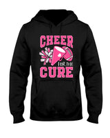 Cheer For The Cure Breast Cancer Awareness Cheerleader Funny T-Shirt