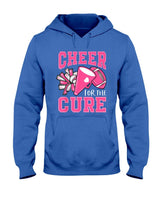 Cheer For The Cure Breast Cancer Awareness Cheerleader Funny T-Shirt