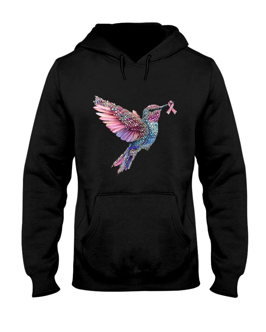 Hummingbird Pink Ribbon Breast Cancer Awareness T-Shirt
