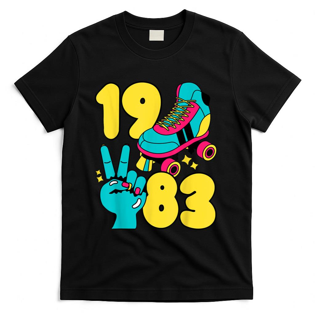 Retro Nostalgia - 1983 Retro Raised In The 80s Old School Nostalgia T-Shirt