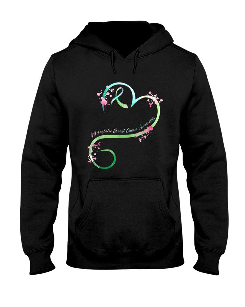 Metastatic Breast Cancer Awareness Heart Gifts T-Shirt