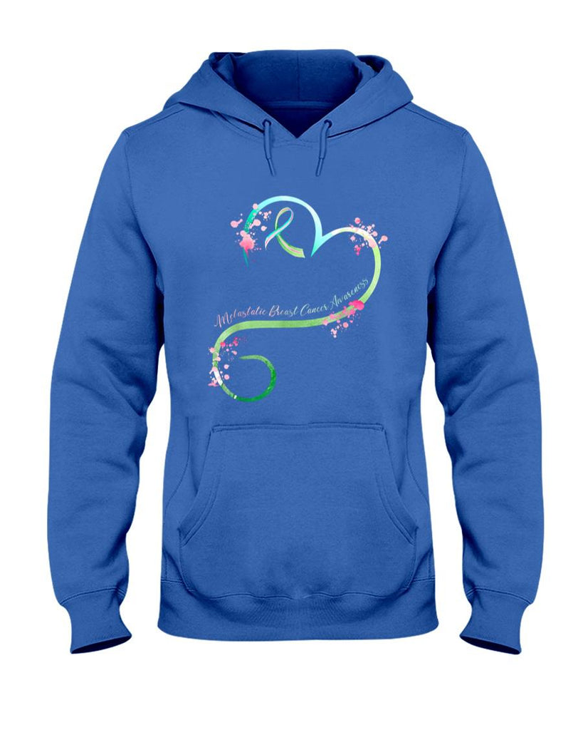 Metastatic Breast Cancer Awareness Heart Gifts T-Shirt