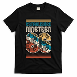 40th Birthday 1986 Established Nineteen 86 T-Shirt