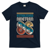 40th Birthday 1986 Established Nineteen 86 T-Shirt