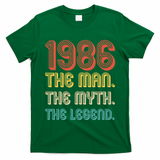 40th Birthday 1986 The Man Myth The Legend T-Shirt