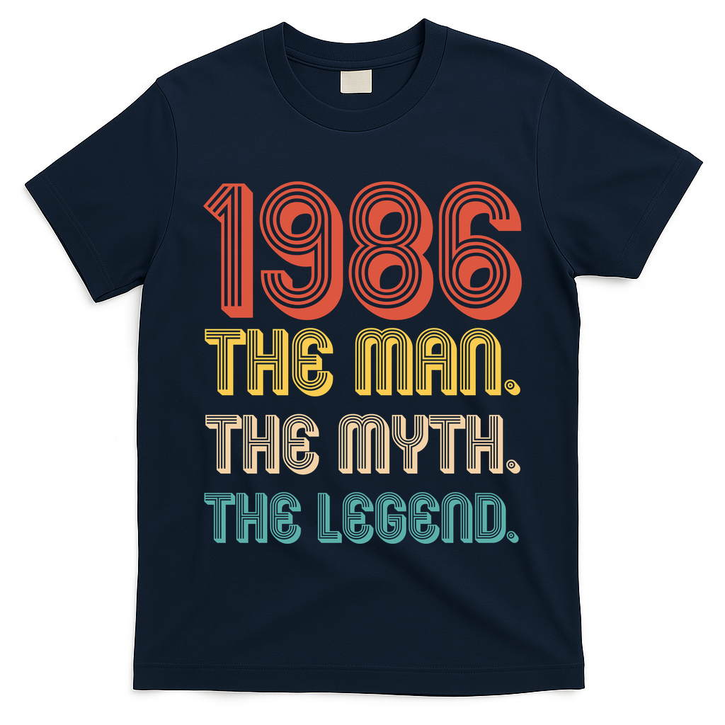 40th Birthday 1986 The Man Myth The Legend T-Shirt