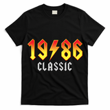 40th Birthday Classic 1986 Retro Rock Band T-Shirt