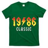 40th Birthday Classic 1986 Retro Rock Band T-Shirt