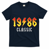 40th Birthday Classic 1986 Retro Rock Band T-Shirt