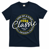 40th Birthday One Of A Kind Since 1986 Classic Built To Last All Original Parts  T-Shirt
