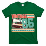 40th Birthday Vintage 1986 Cassette Tape  T-Shirt