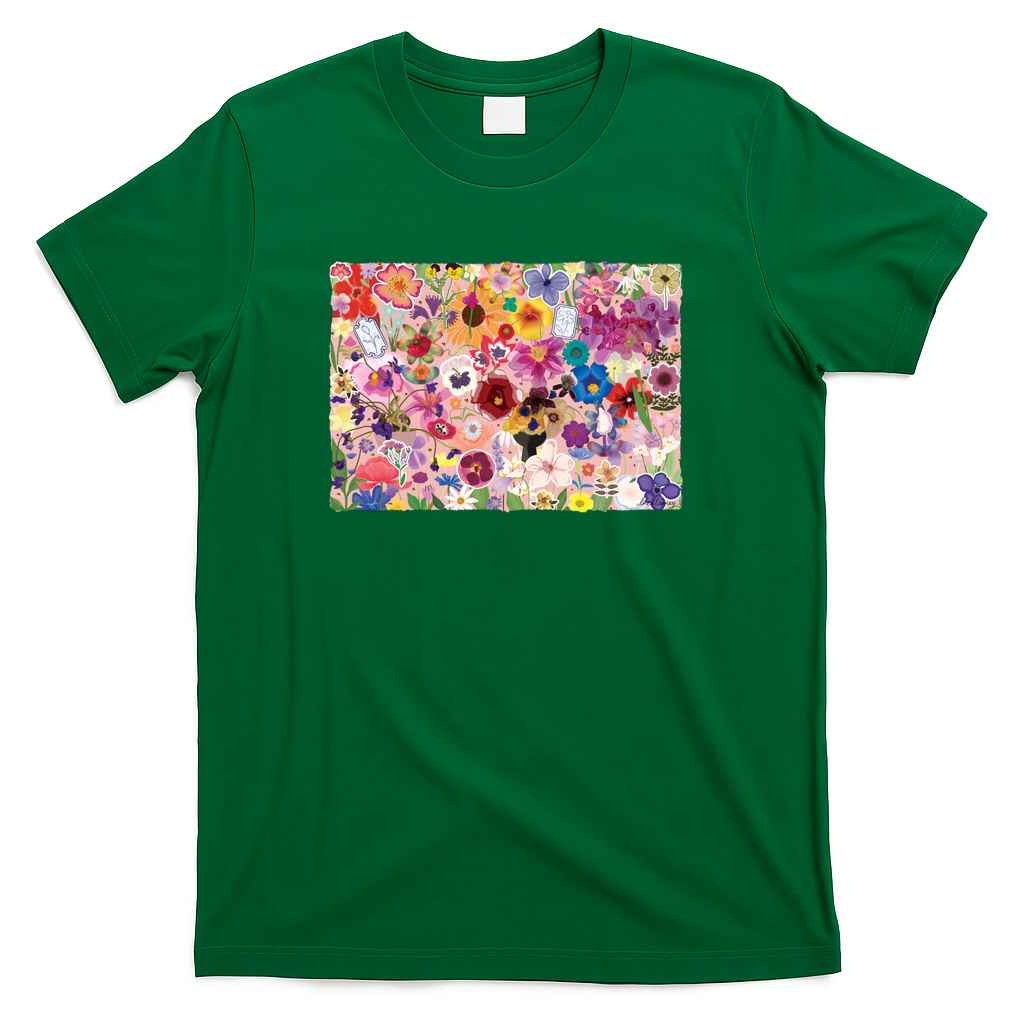42209 Flowers Scrapbook - Green