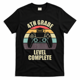 4Th Grade Level Complete Gaming Gamer Graduation T-Shirt