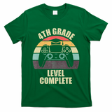 4Th Grade Level Complete Gaming Gamer Graduation T-Shirt