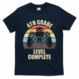 4Th Grade Level Complete Gaming Gamer Graduation T-Shirt