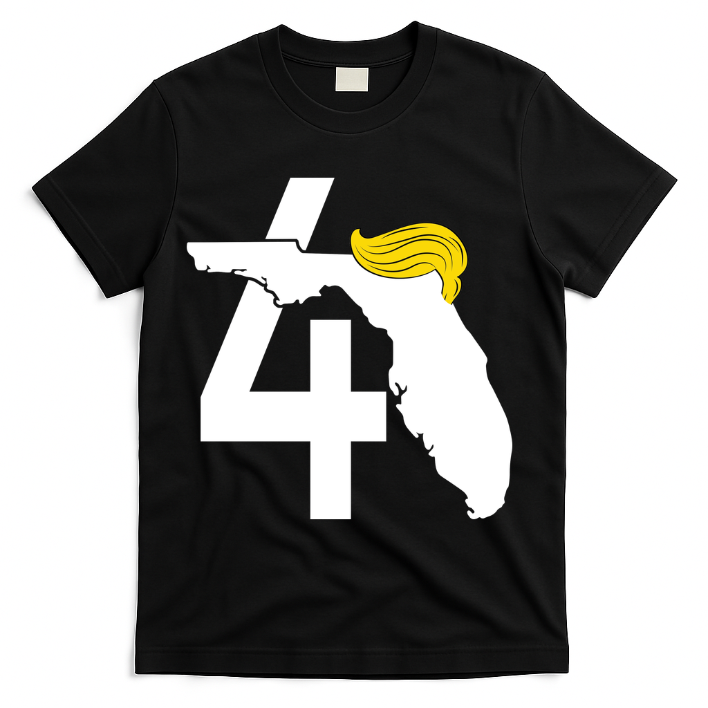 47th President Donald Trump Florida State T-Shirt - Black