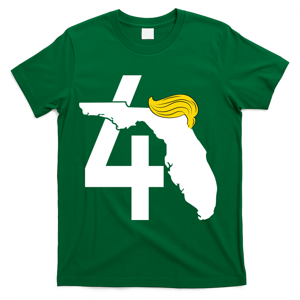 47th President Donald Trump Florida State T-Shirt - Green