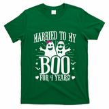 4th Wedding Anniversary October 4th Anniversary T-Shirt - Irish Green