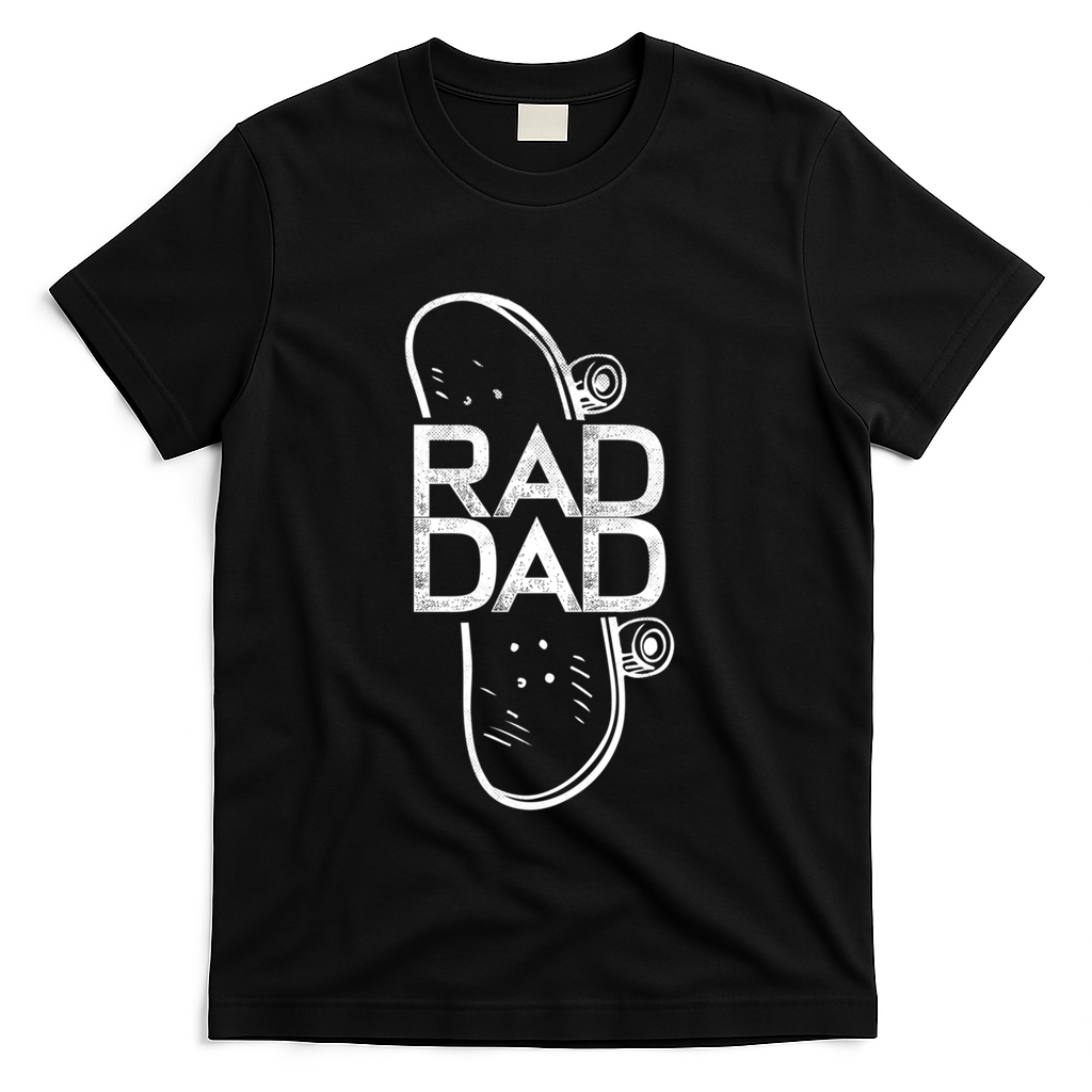 Rad Dad Skateboard Father Gift T-Shirt