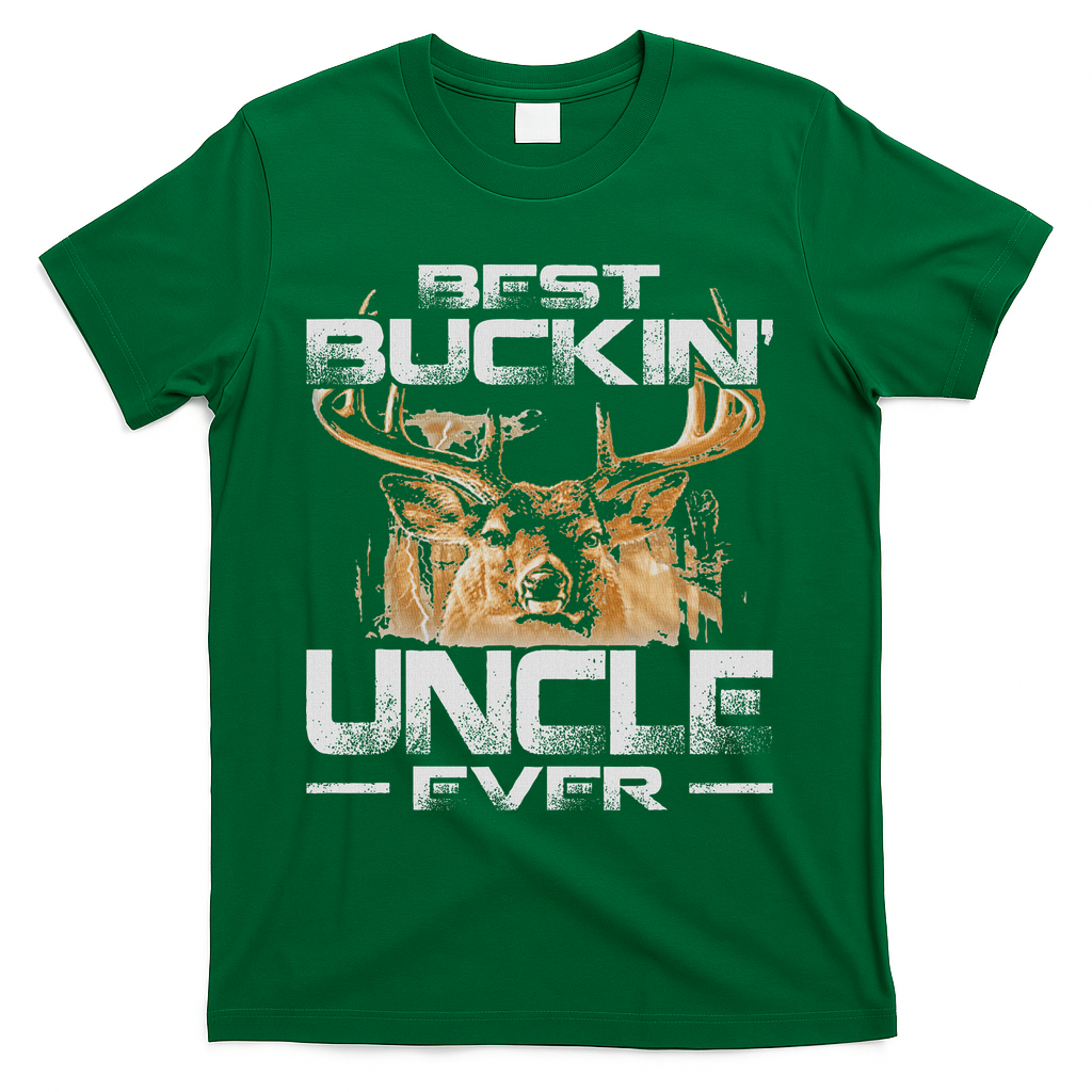 Best Buckin' Uncle Ever Deer Hunting Bucking Father T-Shirt