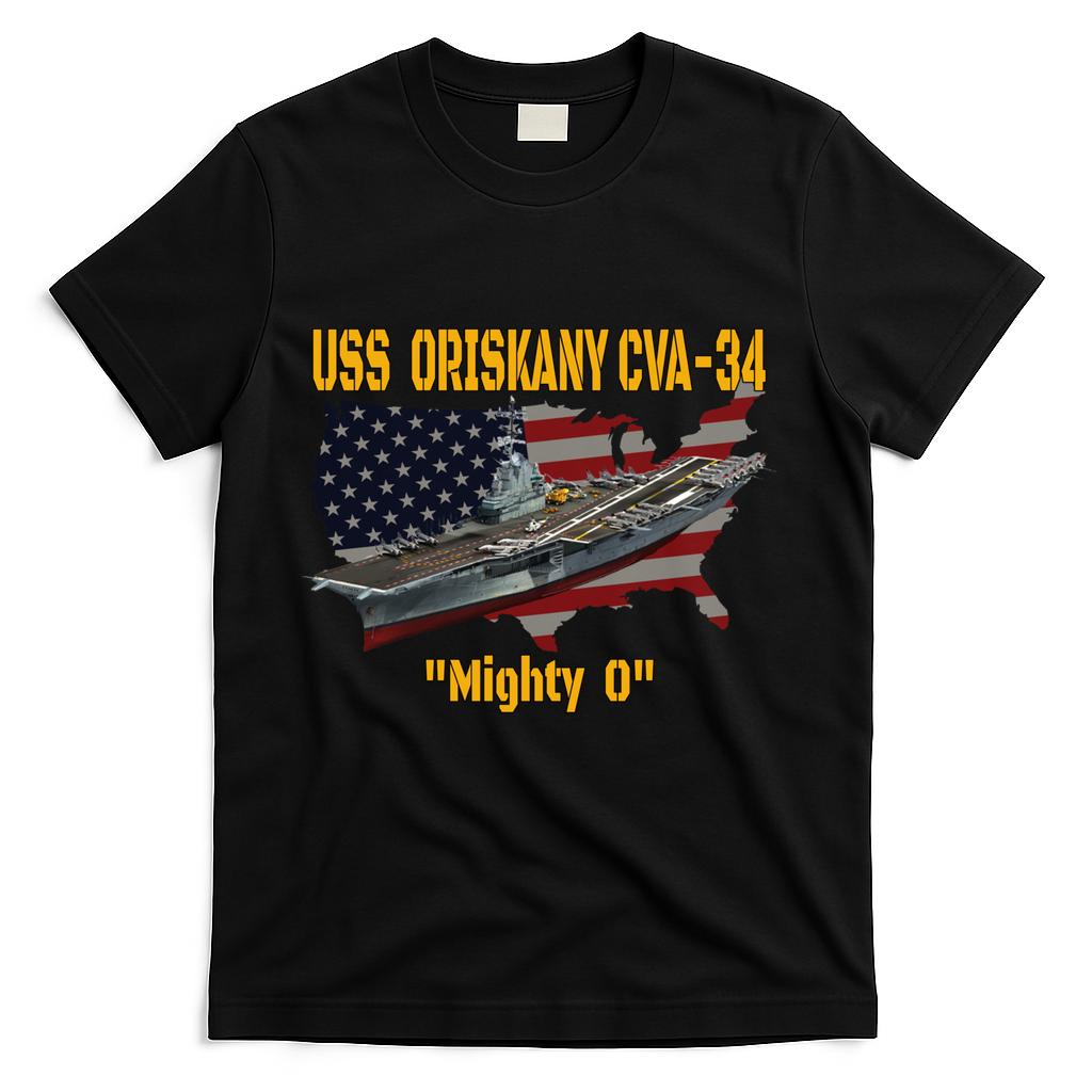 Aircraft Carrier Uss Oriskany Cva34 Veteran Day Father Day Gift T-Shirt
