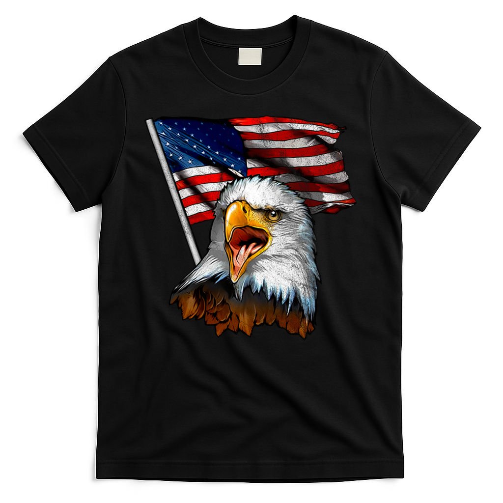 4th Of July Eagle American Flag T-Shirt